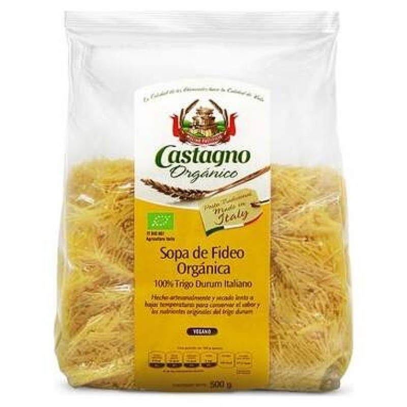 Fideo Sémola Trigo Duro Bio 500g - Castagno
