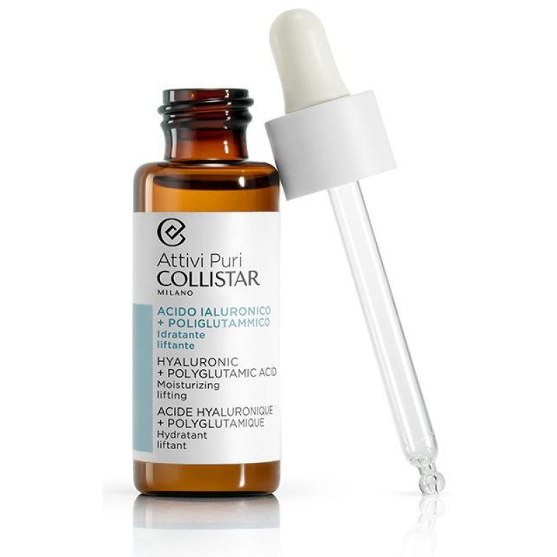 Attivi Puri Hyaluronic Acid + Polyglutamic Drops 30ml - Collistar