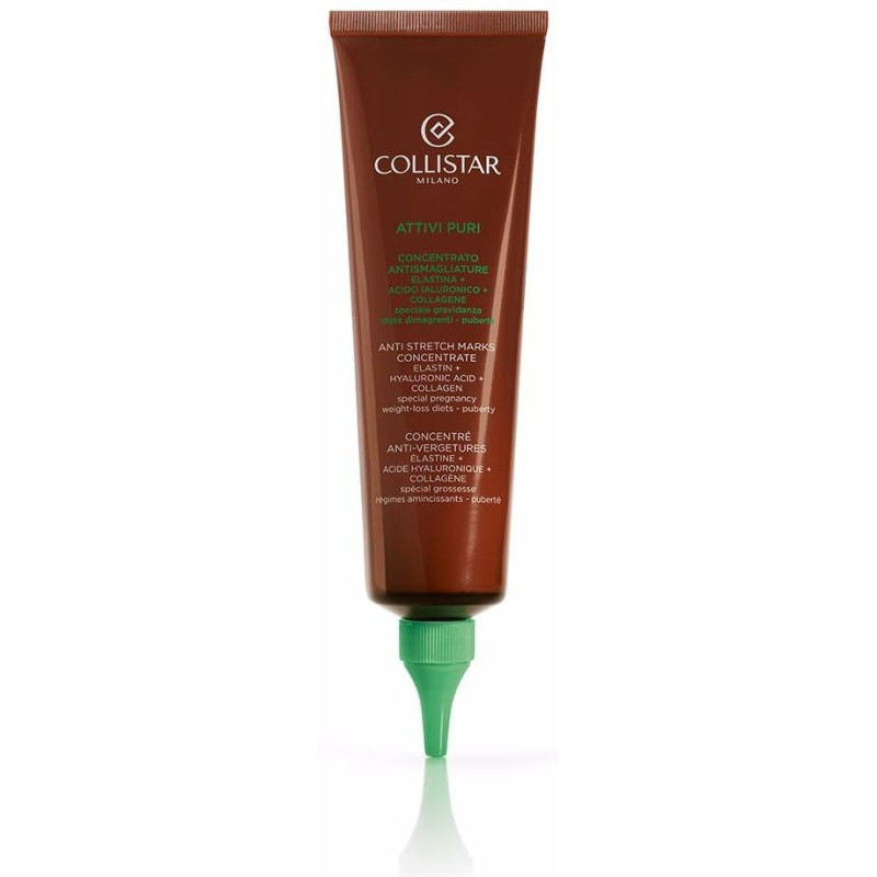 Attivi Puri Concentrado Antiestrías Elastina + Ácido Hialurónico + Colágeno 150 ml - Collistar