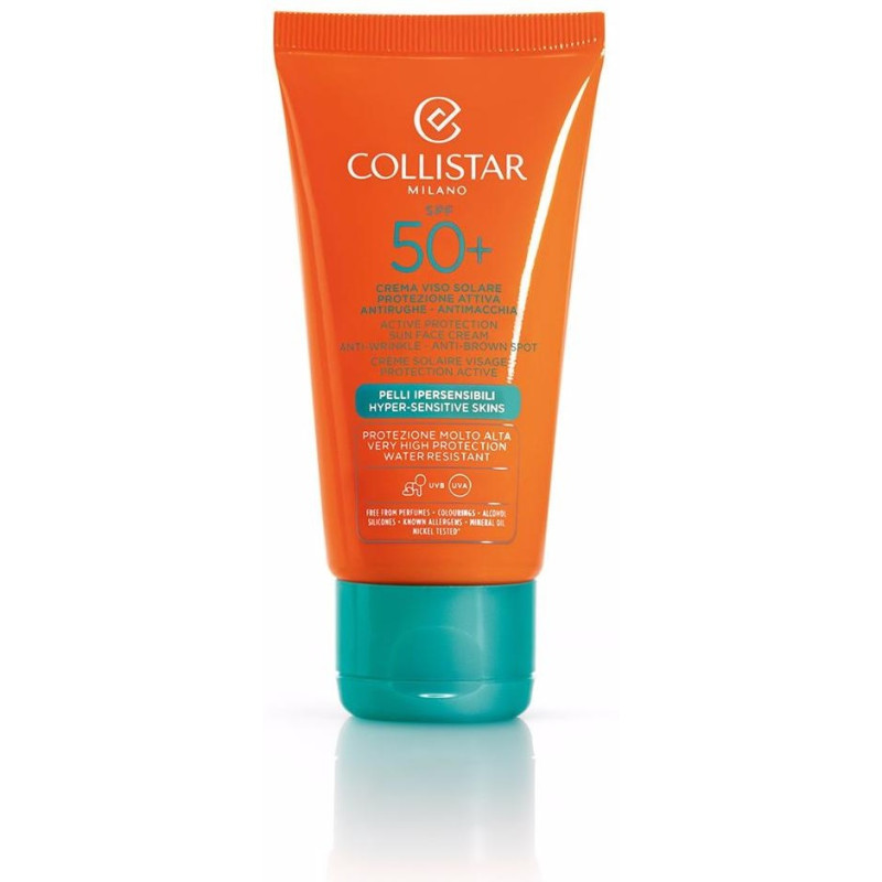 Bronceado Perfecto Bronceador Cara Pieles Hipersensibles Spf 50 50 ml - Collistar