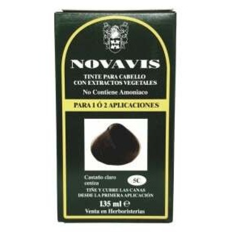 Tinte Novavis 5c Castaño Claro Ceniza 120ml - Novavis