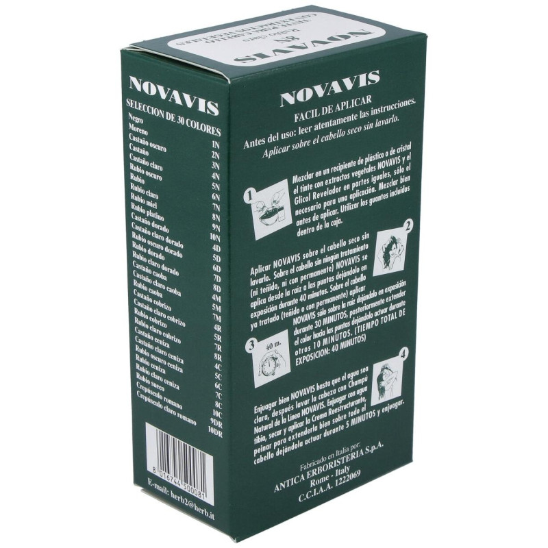 Tinte Novavis 8N Rubio Claro 120Ml.