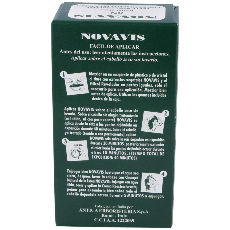 Tinte Novavis 8N Rubio Claro 120Ml.