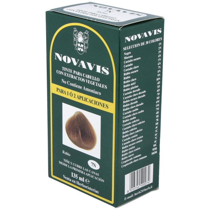 Tinte Novavis 7n Rubio 120ml - Novavis