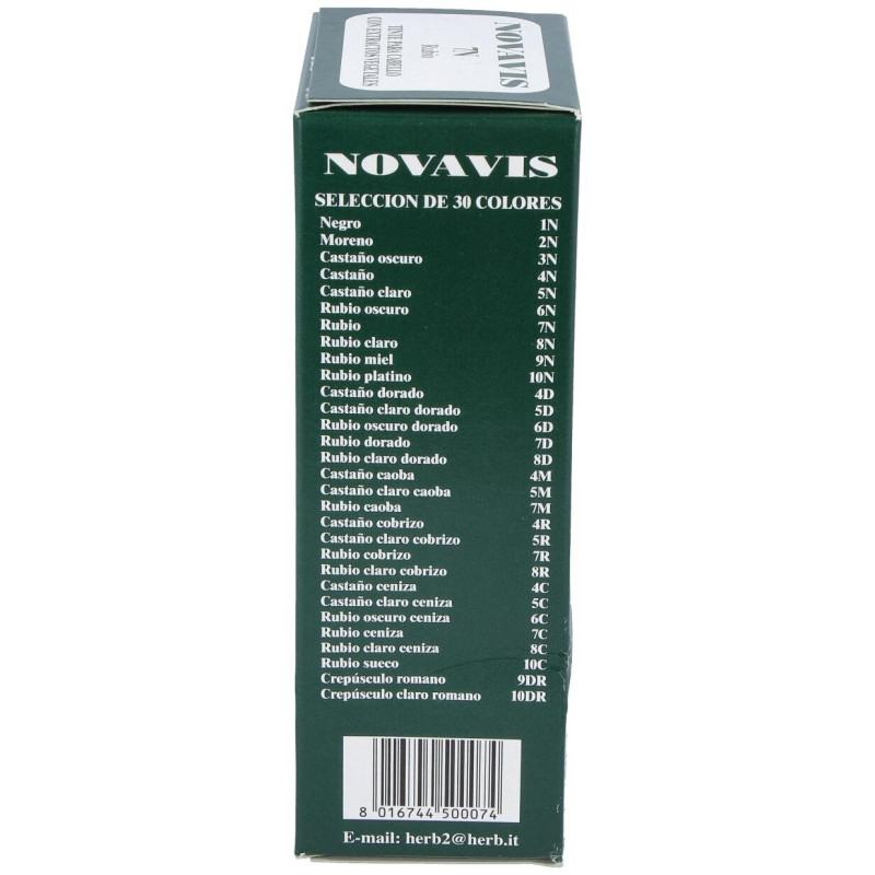 Tinte Novavis 7n Rubio 120ml - Novavis