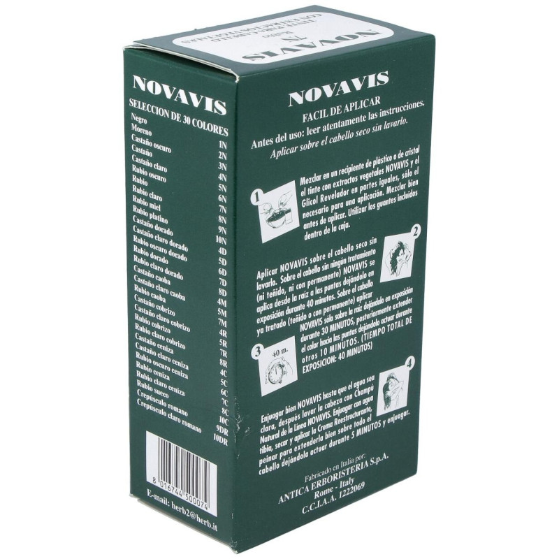Tinte Novavis 7n Rubio 120ml - Novavis