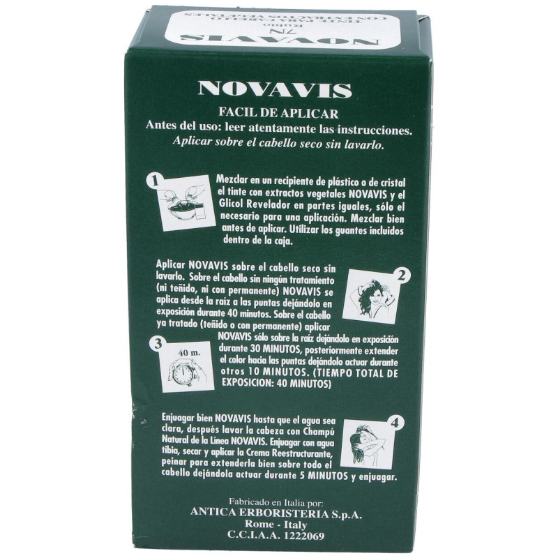 Tinte Novavis 7n Rubio 120ml - Novavis