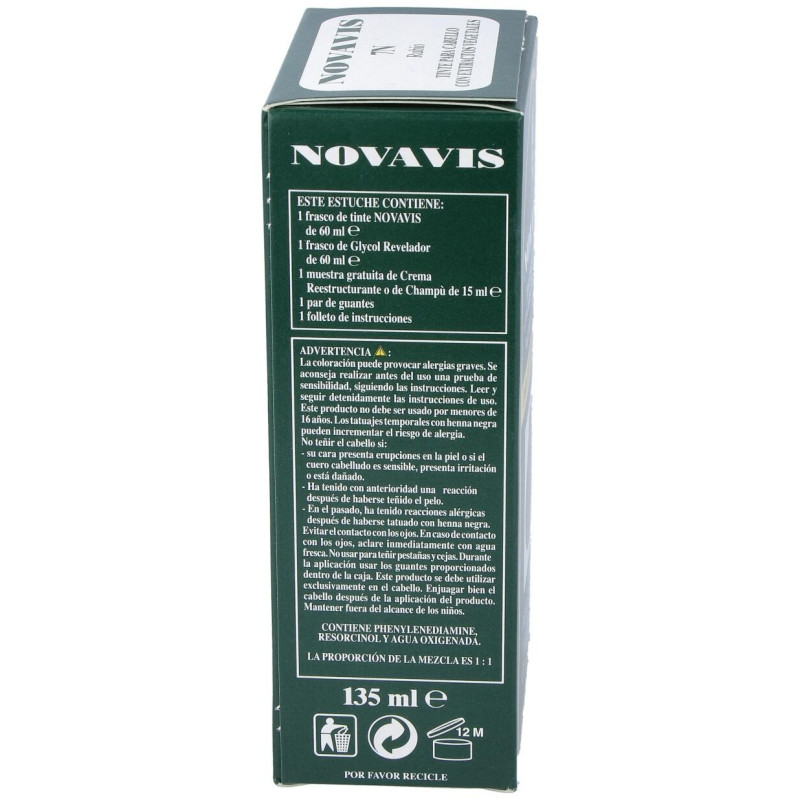 Tinte Novavis 7n Rubio 120ml - Novavis
