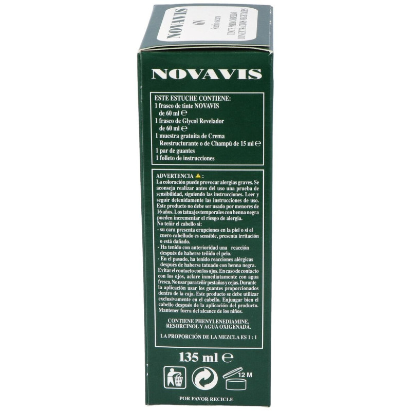 Tinte Novavis 6n Rubio Oscuro 120ml. 2 - Novavis