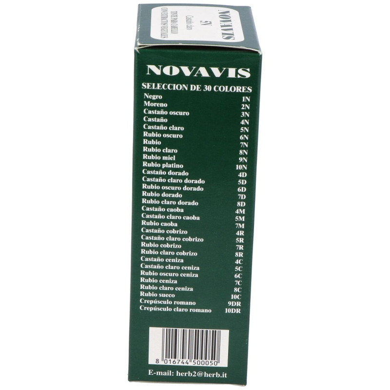 Tinte Novavis 5N Castaño Claro 120Ml