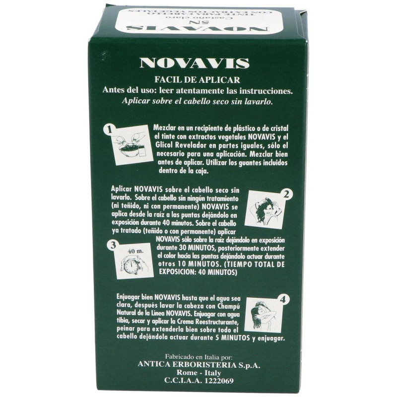 Tinte Novavis 5N Castaño Claro 120Ml