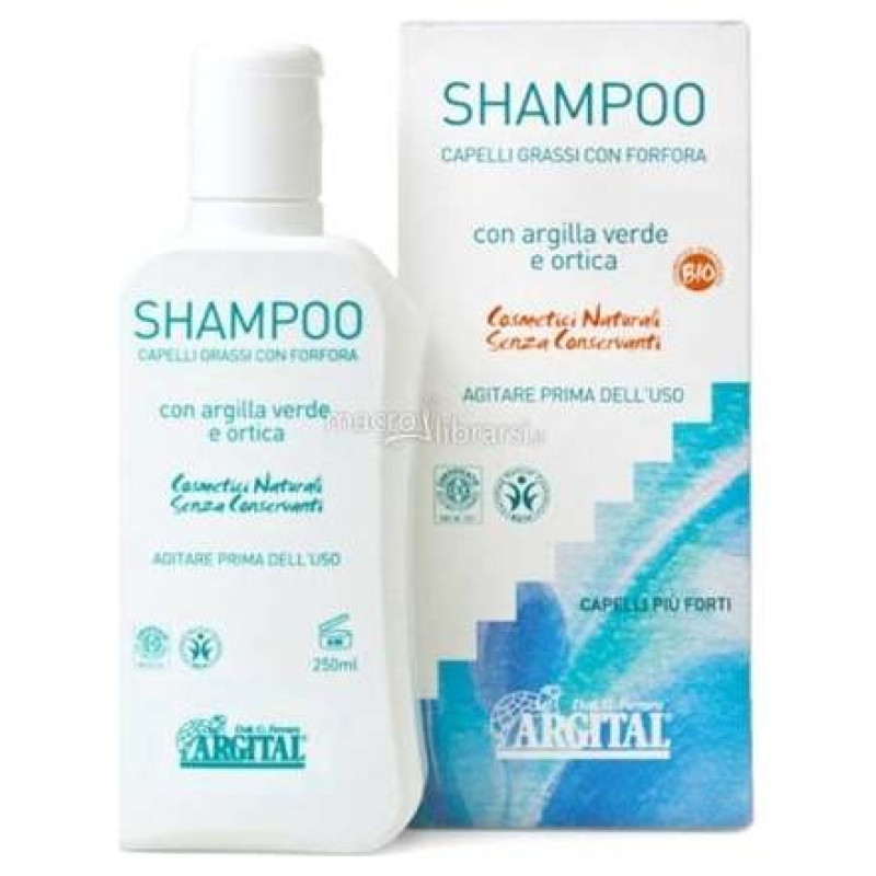 Champú Romero y Ortiga para Cabello Graso Bio 250ml - Argital