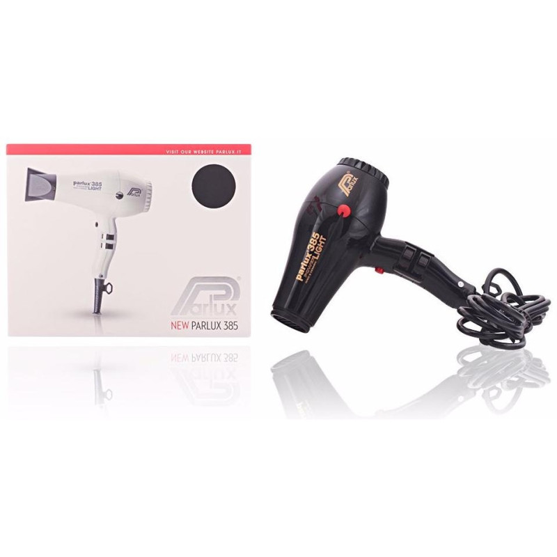 Hair Dryer 385 Powerlight Ionic y Ceramic Black 1ud - Parlux