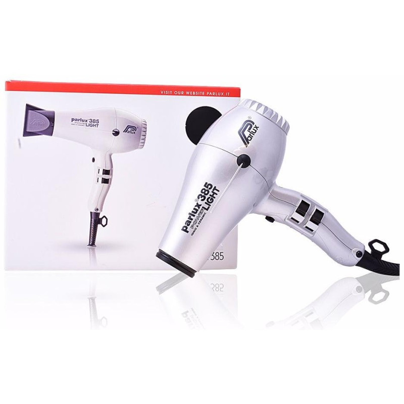 Hair Dryer 385 Powerlight Ionic y Ceramic Silver 1ud - Parlux