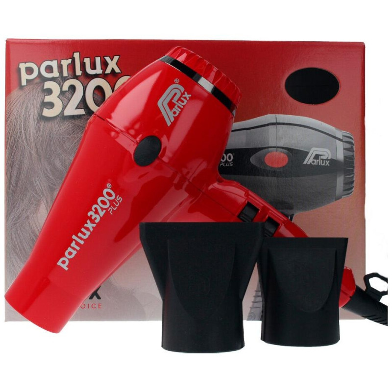3200 Plus Secador Cabello Rojo 1ud - Parlux