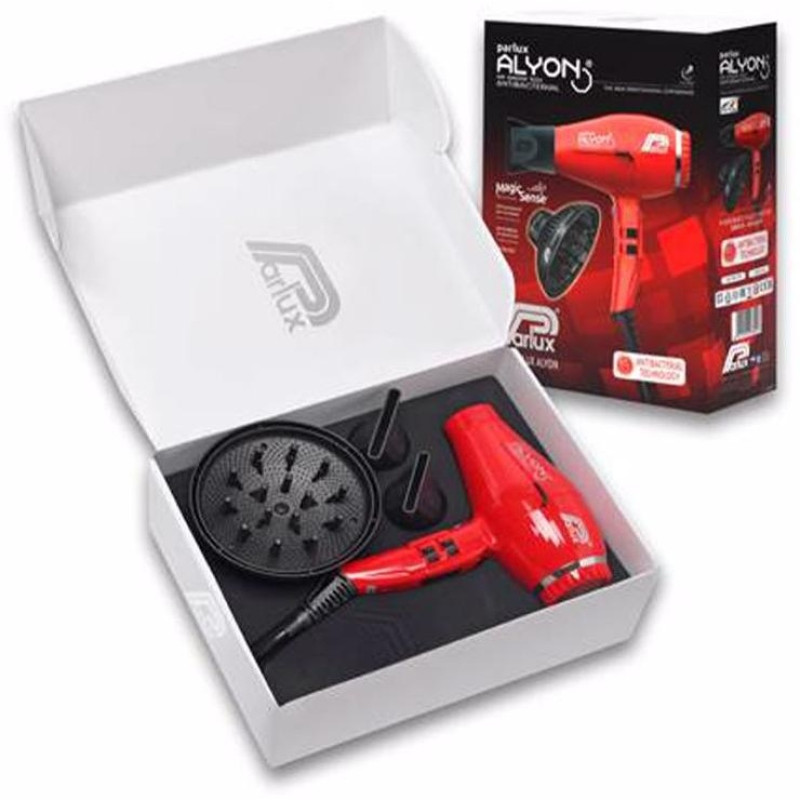 Set Alyon Secador Rojo Noche + Difusor Magicsense - Parlux