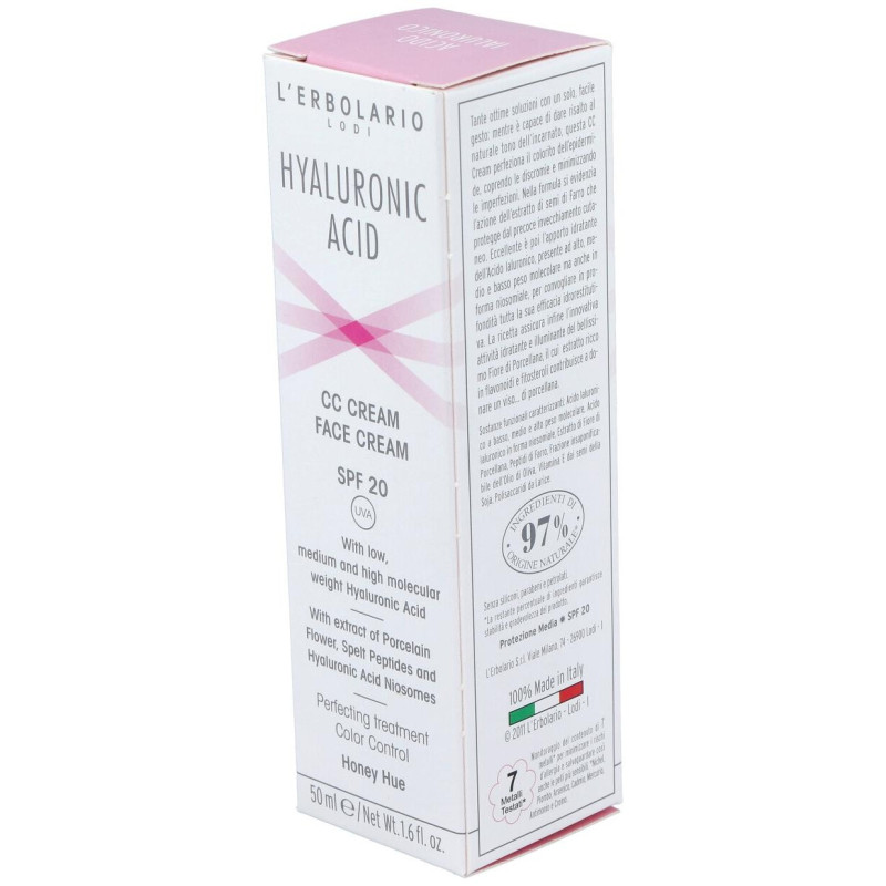 Acido Hialuronico Cc Crema Tono Miel 50Ml.