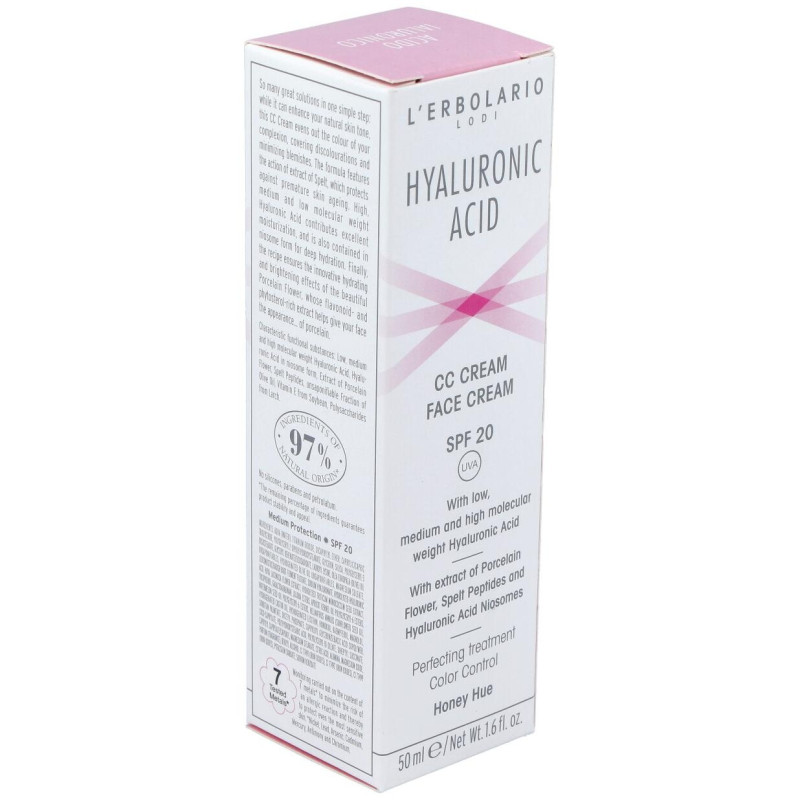 Acido Hialuronico Cc Crema Tono Miel 50Ml.