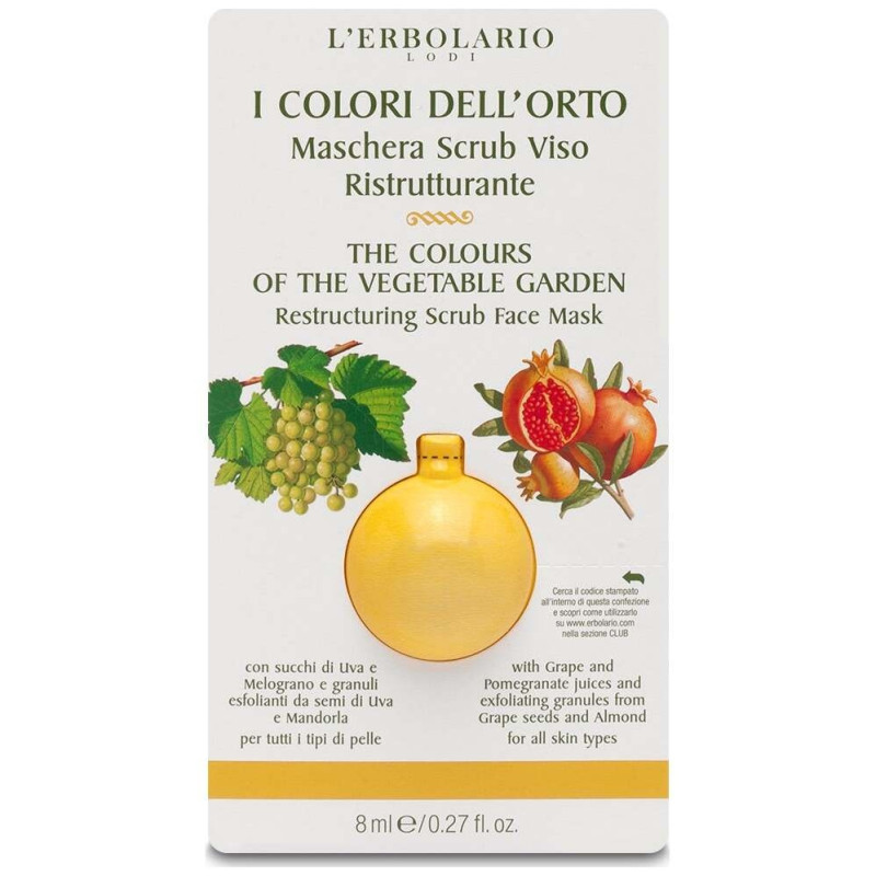 L'erbolario Colores del Huerto Mascarilla Exfoliante 8ml - Lerbolario