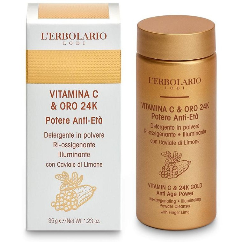 L'Erbolario Vitamina C Y Oro 24K Limpiadora 35G