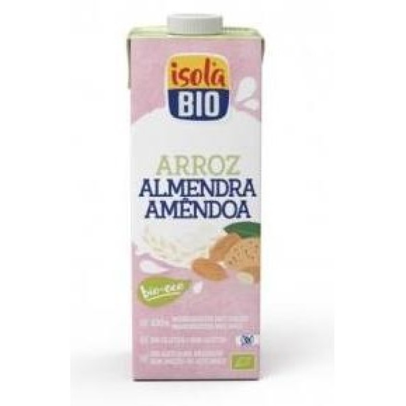 Bebida Vegetal de Arroz con Almendra 1lt 6uds. S/a - Isola
