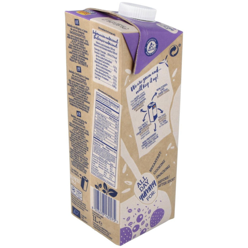 Bebida Vegetal de Arroz Integral 1lt 6uds. S/a - Isola