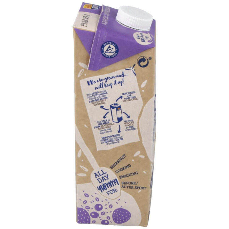 Bebida Vegetal de Arroz Integral 1lt 6uds. S/a - Isola