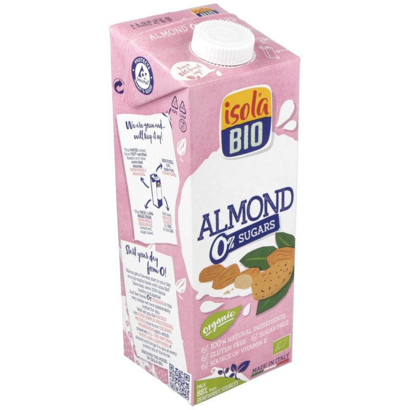 Bio Bebida Veg Almendras S/a Bio 1000ml - Isola