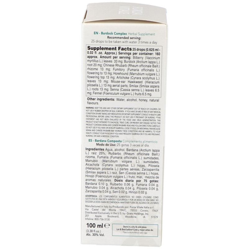 Bardana Composta Extracto 100Ml.