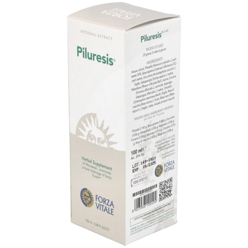 Piluresis Pilosella Composta Extracto 100ml - Forza Vitale