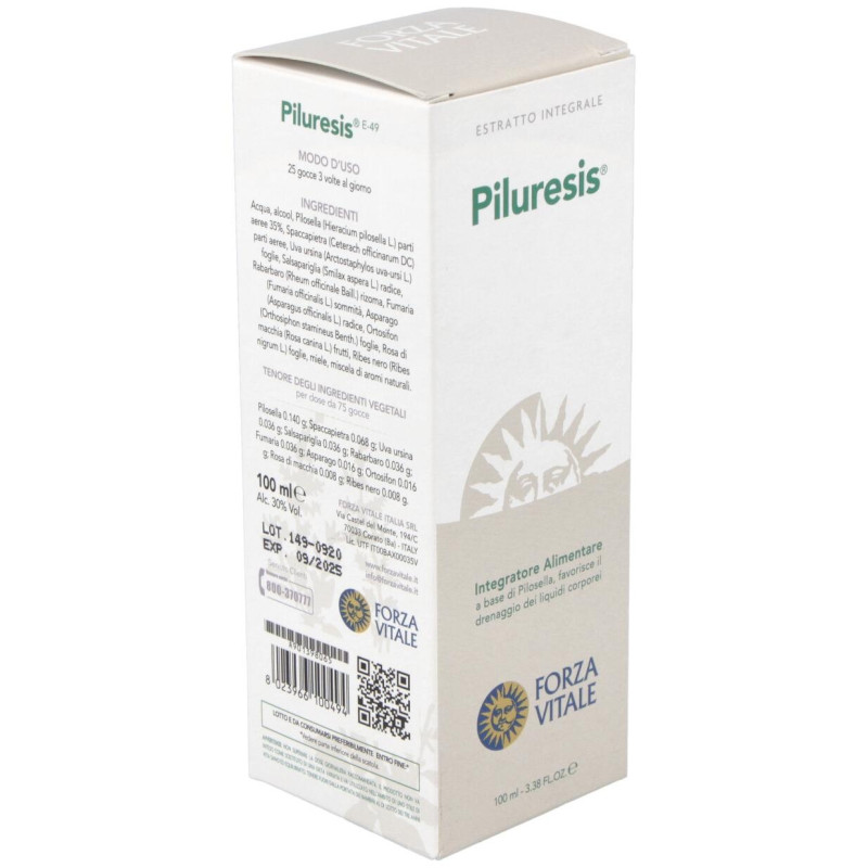Piluresis Pilosella Composta Extracto 100ml - Forza Vitale