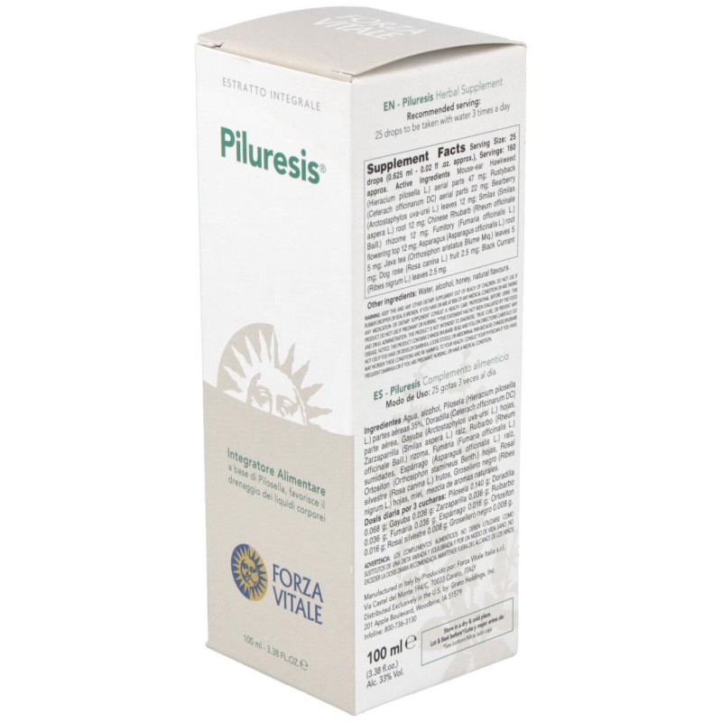 Piluresis Pilosella Composta Extracto 100ml - Forza Vitale