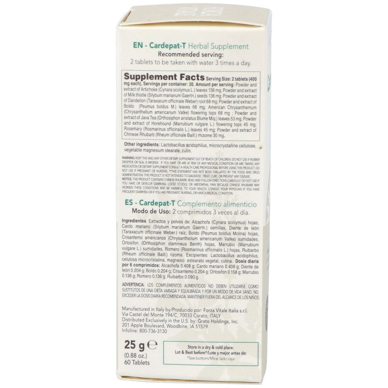 Cardepat-T Carciofo Composto Hepatico 25Gr.Comp.