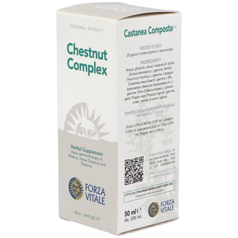 Castanea Composta Extracto 50ml - Forza Vitale