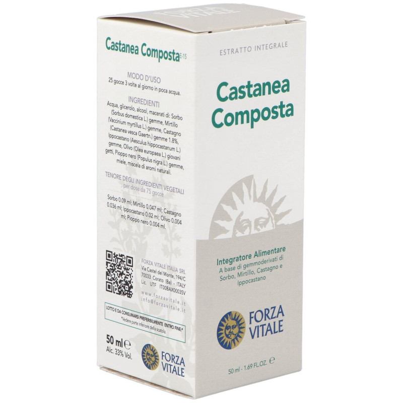 Castanea Composta Extracto 50ml - Forza Vitale