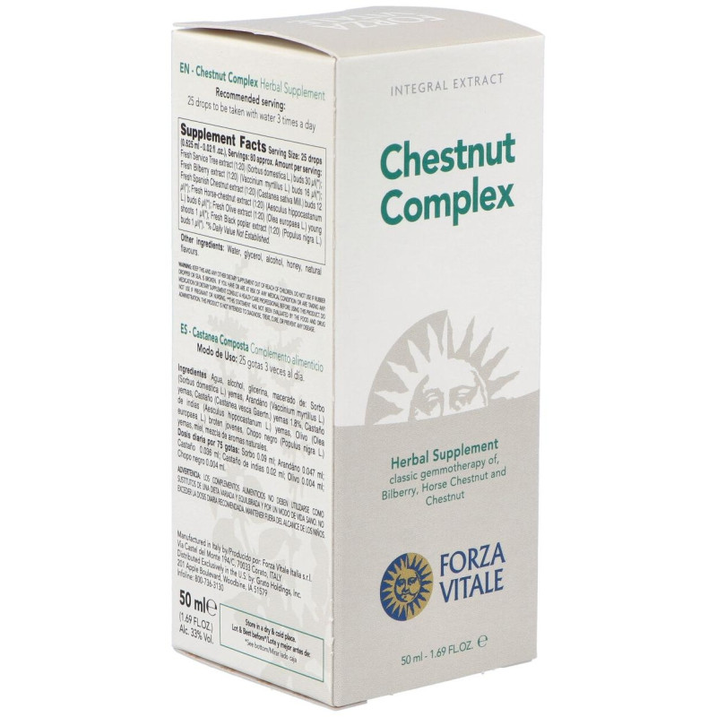 Castanea Composta Extracto 50ml - Forza Vitale