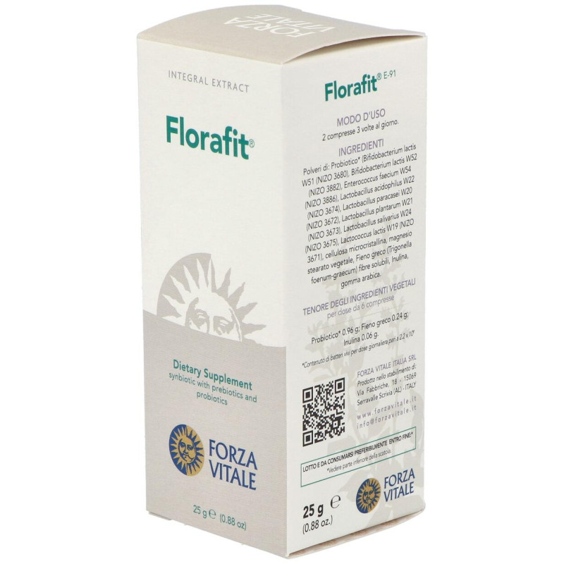 Florafit Probiotico 25gr.comprimidos - Forza Vitale