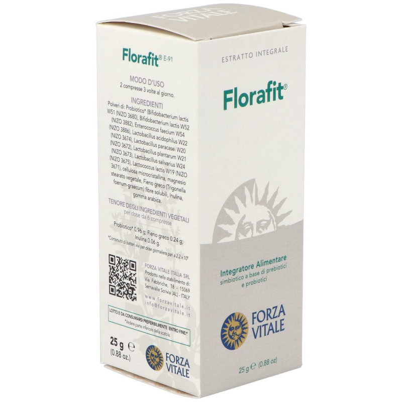 Florafit Probiotico 25gr.comprimidos - Forza Vitale