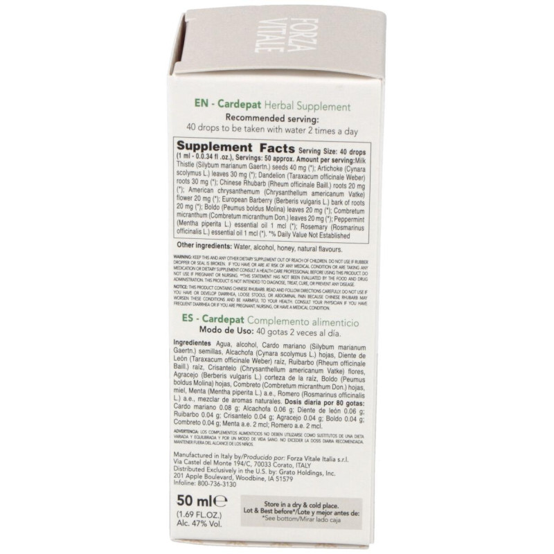 Cardepat Extracto 50ml - Forza Vitale