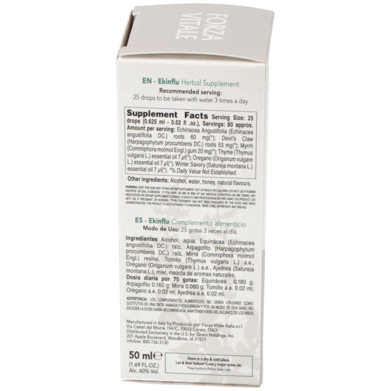 Ekinflu Extracto 50ml - Forza Vitale
