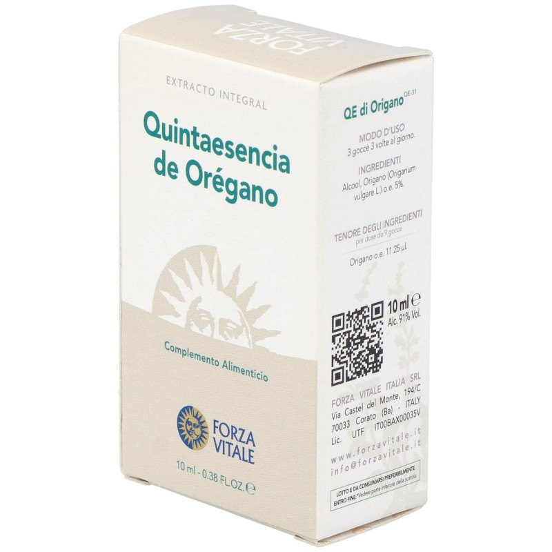 Quinta Esencia Oregano (origano)10ml - Forza Vitale