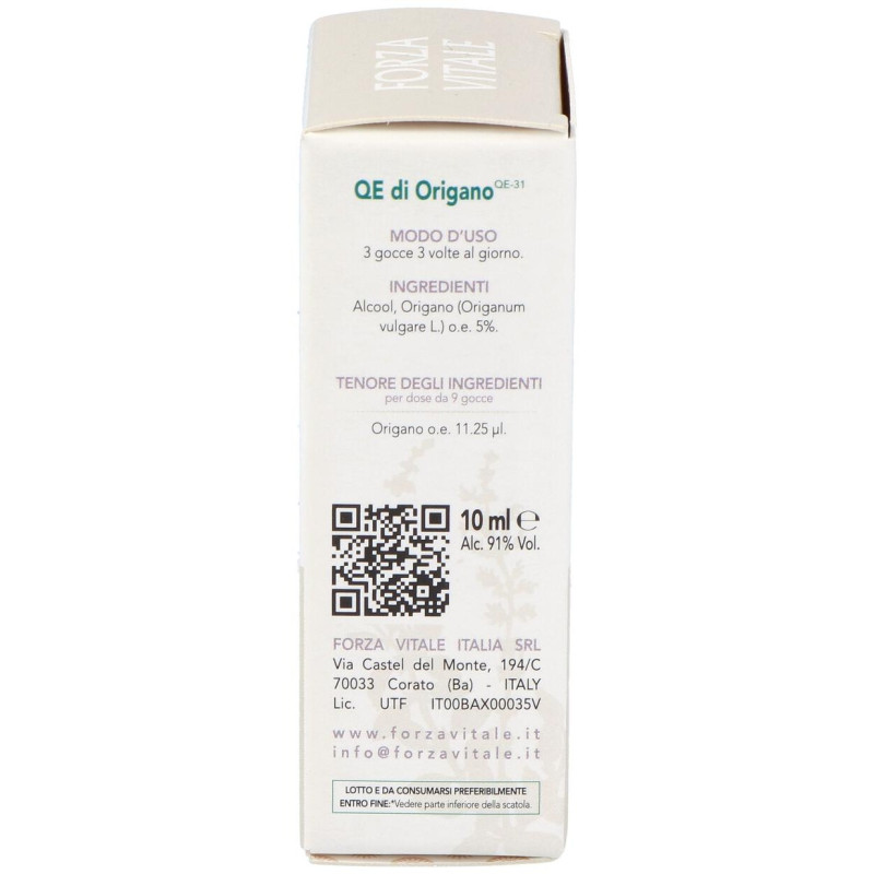 Quinta Esencia Oregano (origano)10ml - Forza Vitale