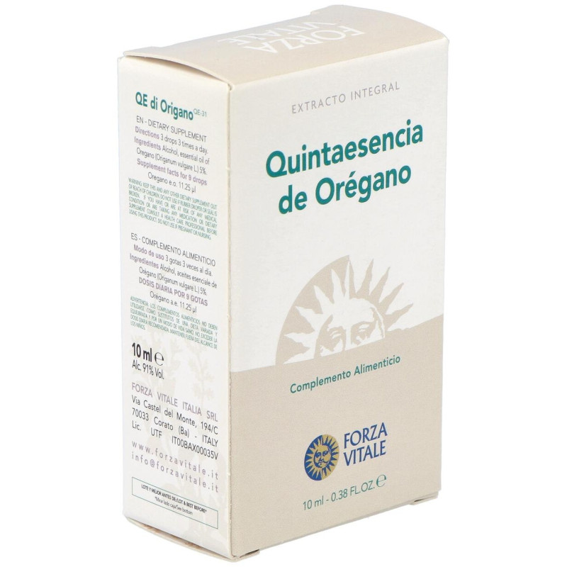 Quinta Esencia Oregano (origano)10ml - Forza Vitale