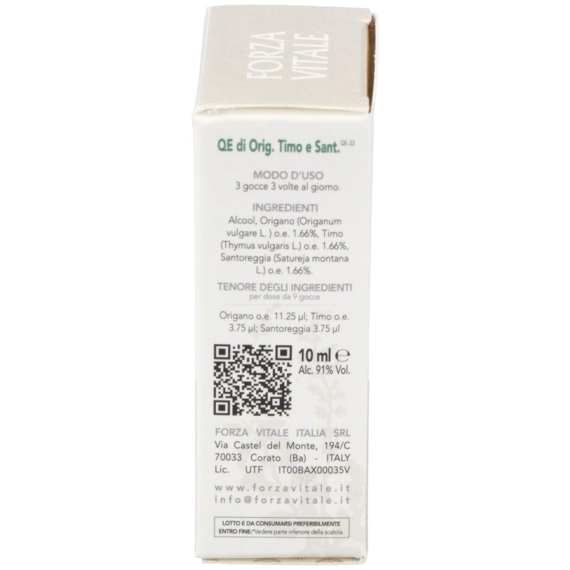 Quinta Esencia Oregano - Tomillo - Ajedrea 10ml - Forza Vitale