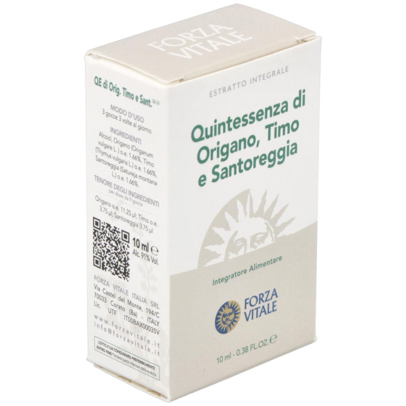 Quinta Esencia Oregano - Tomillo - Ajedrea 10ml - Forza Vitale