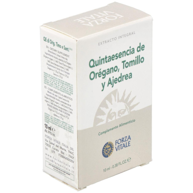 Quinta Esencia Oregano - Tomillo - Ajedrea 10ml - Forza Vitale