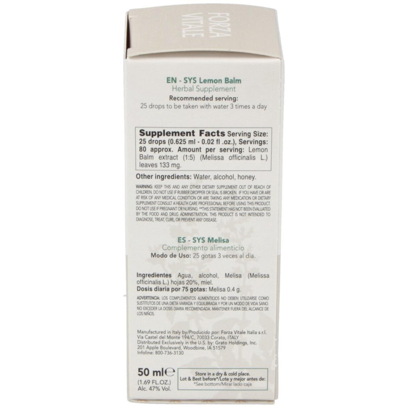 Sys.Melisa 50Ml.