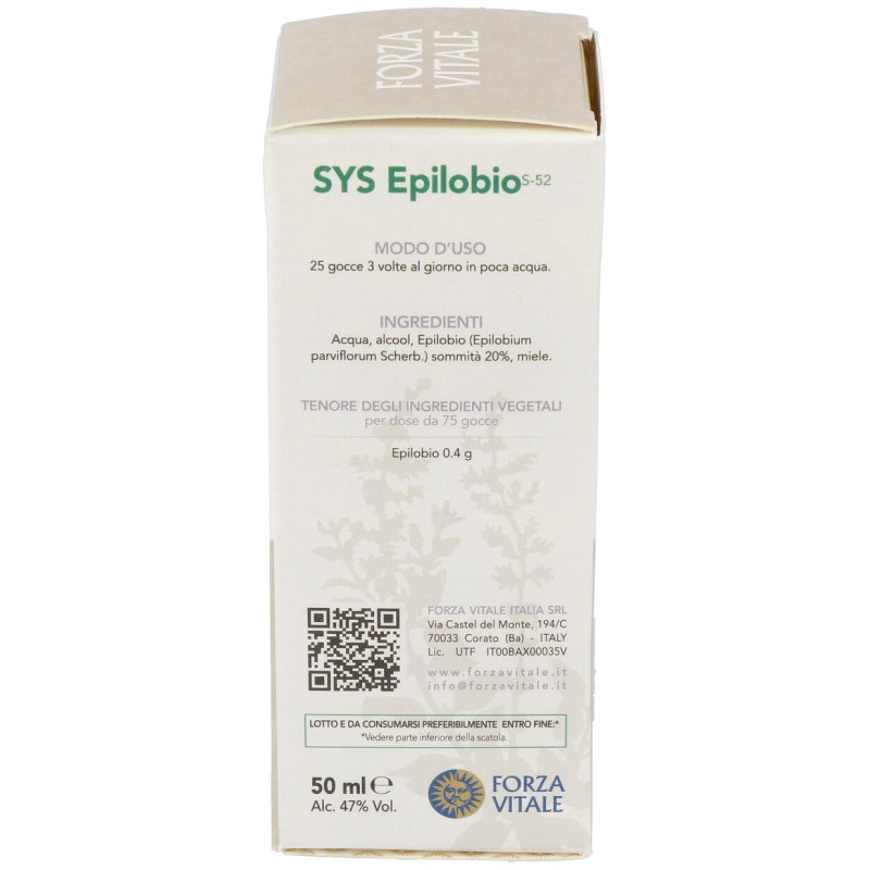 Sys.epilobio 50ml - Forza Vitale