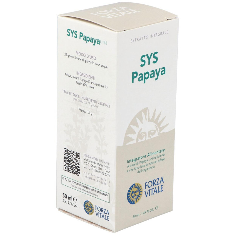Sys.papaya 50ml - Forza Vitale