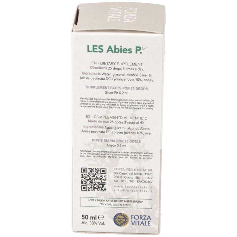 Les Abies Pectinata Abeto Blanco 50ml - Forza Vitale